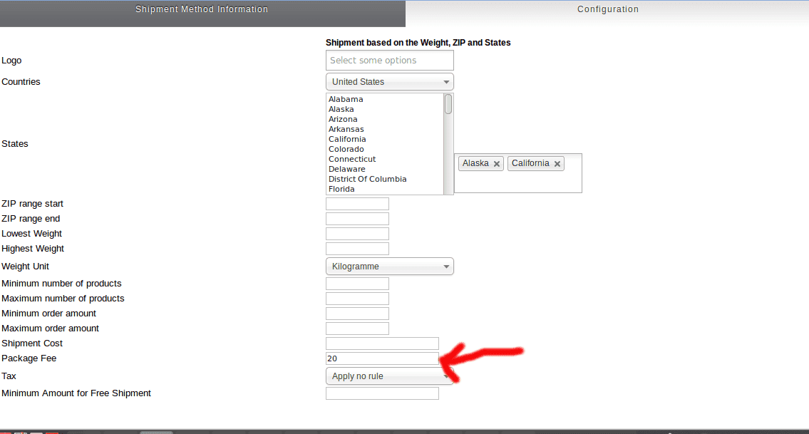 specify cost