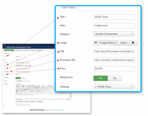 Demo-Toolbar