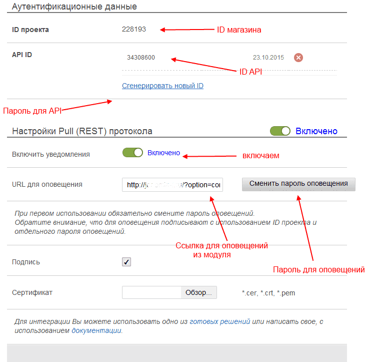 Setting Up the REST Protocol — Qiwi